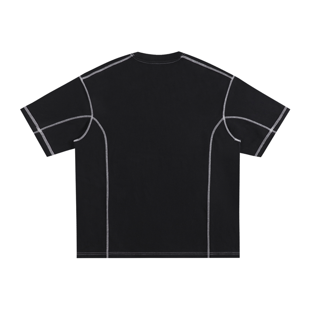 blacked out t-shirt