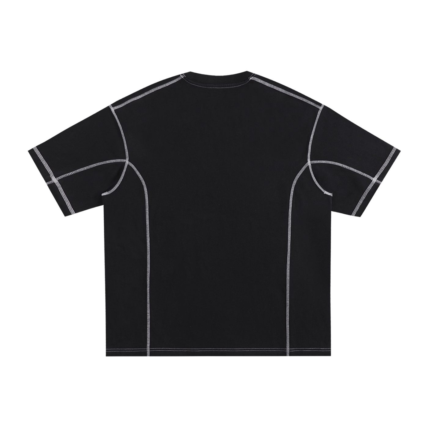 blacked out t-shirt