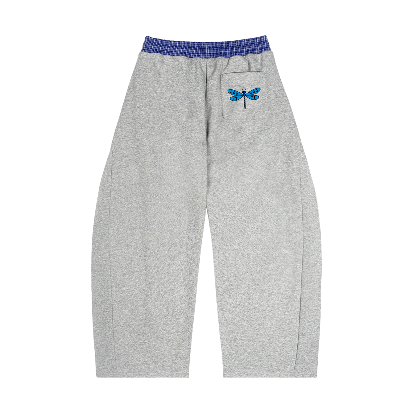 blue boxer trackies