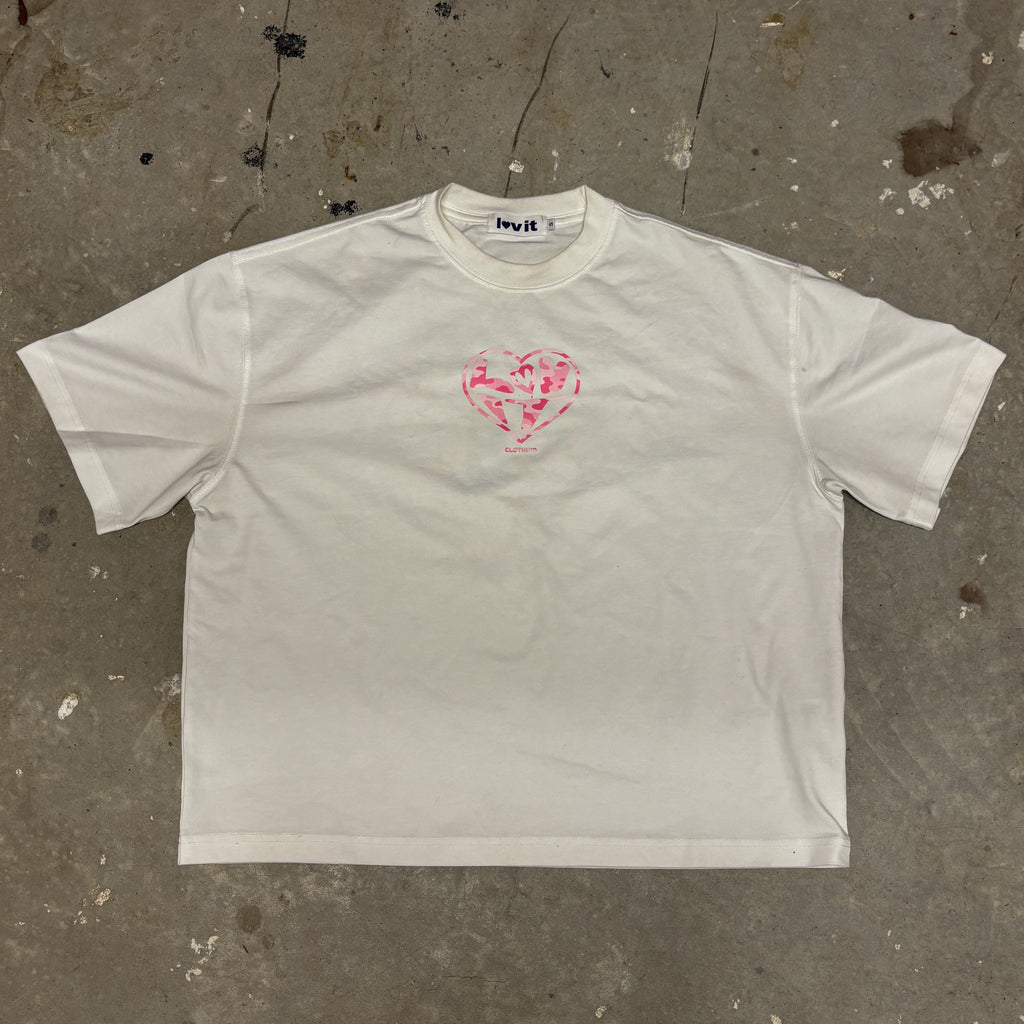 the pink heart tee.