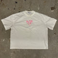the pink heart tee.
